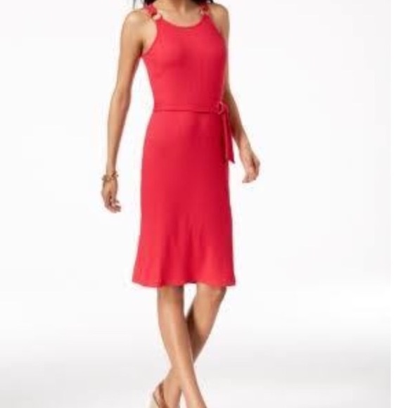 michael kors ribbed knit dress